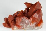 Natural, Red Quartz Crystal Cluster - Morocco #181568-1